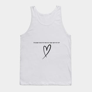 I love you in ascii code tee design Tank Top